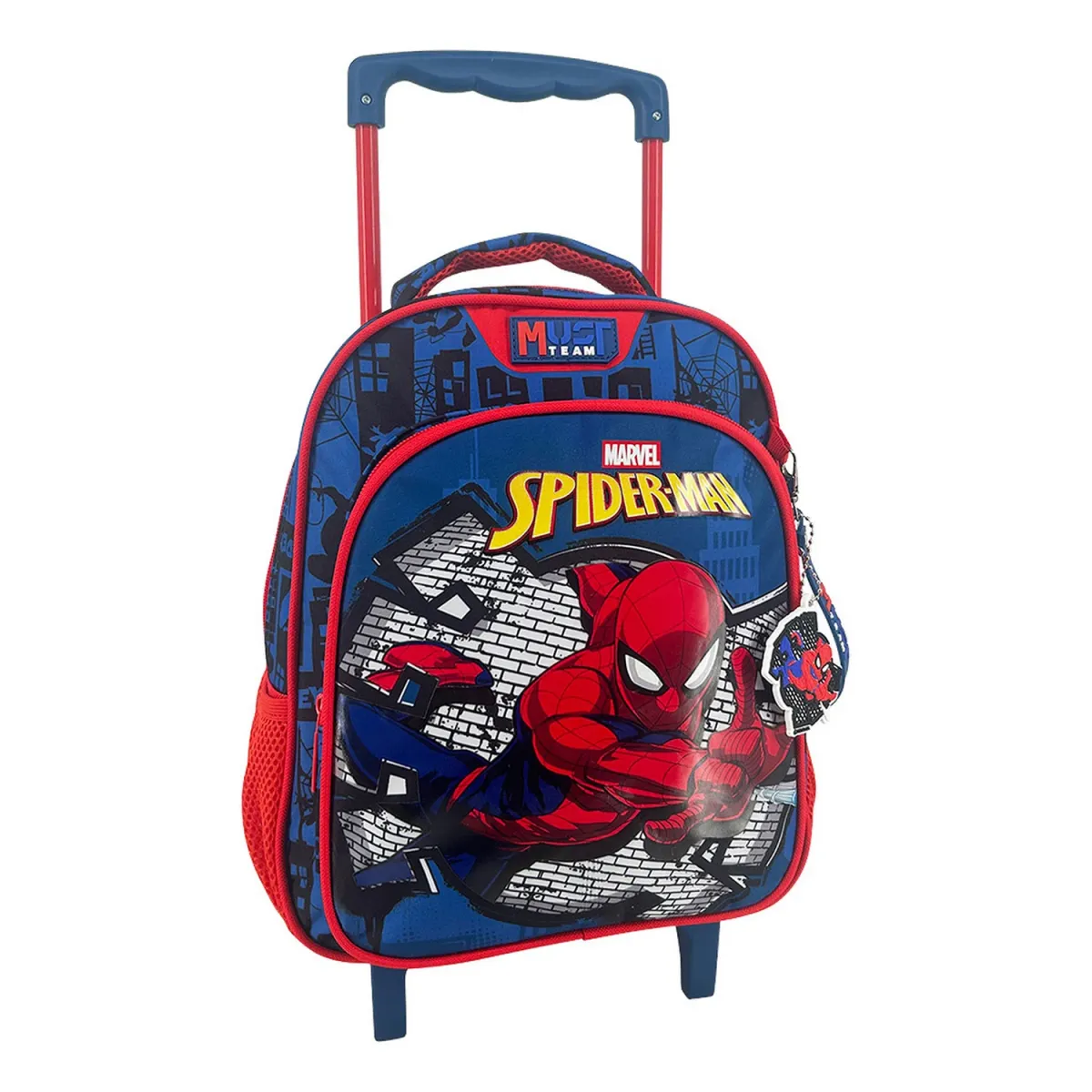 Must Team Τσάντα Trolley Νηπιαγωγείου Spiderman Blue