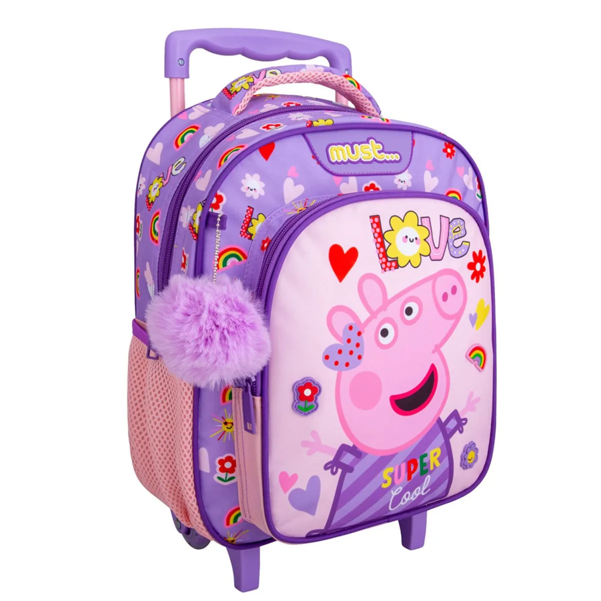 Must Τσάντα Trolley Νηπιαγωγείου Peppa Pig Super Cool