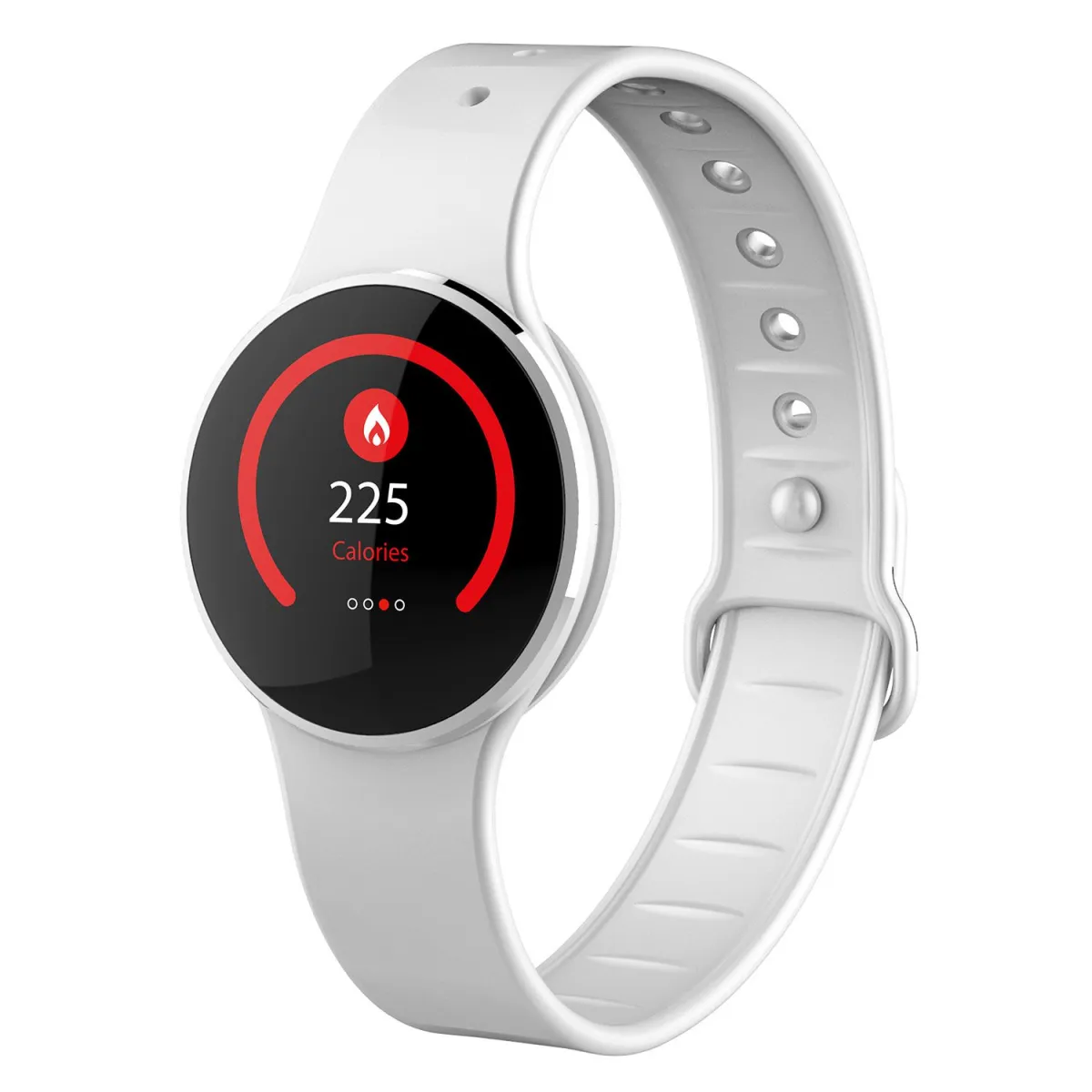MyKronoz Smartband ZeCircle 2 Ασημί - Άσπρο