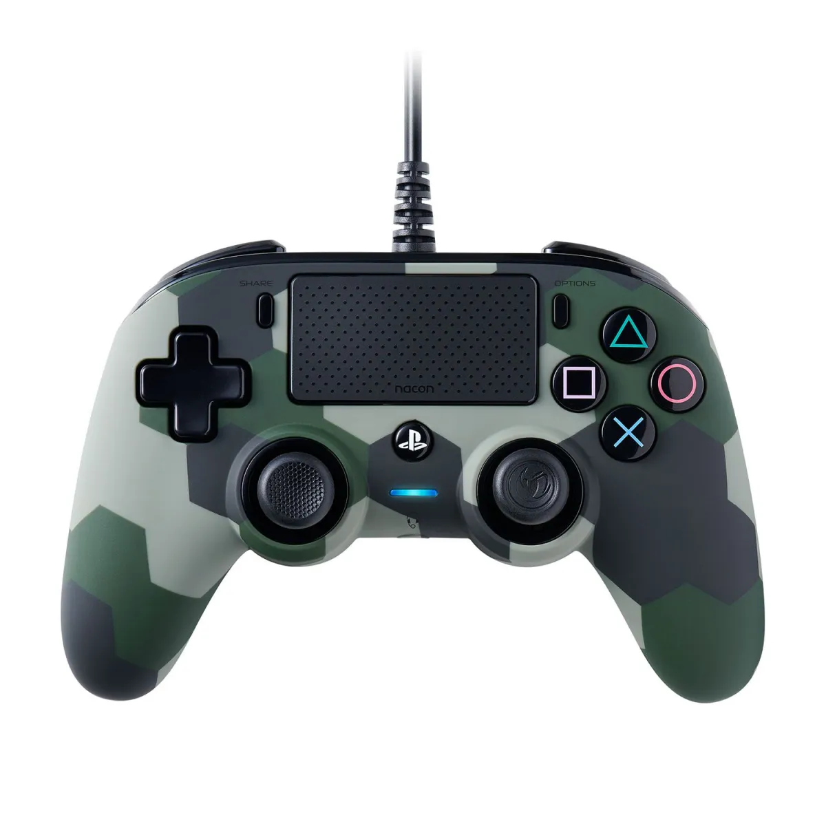 Nacon PS4 Wired Compact Controller Camo Green
