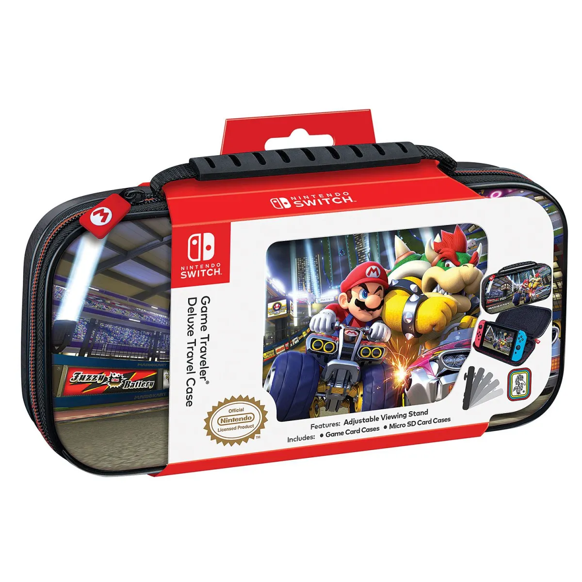 Nacon Travel Case Mario Kart Mario & Boswer Nintendo Switch