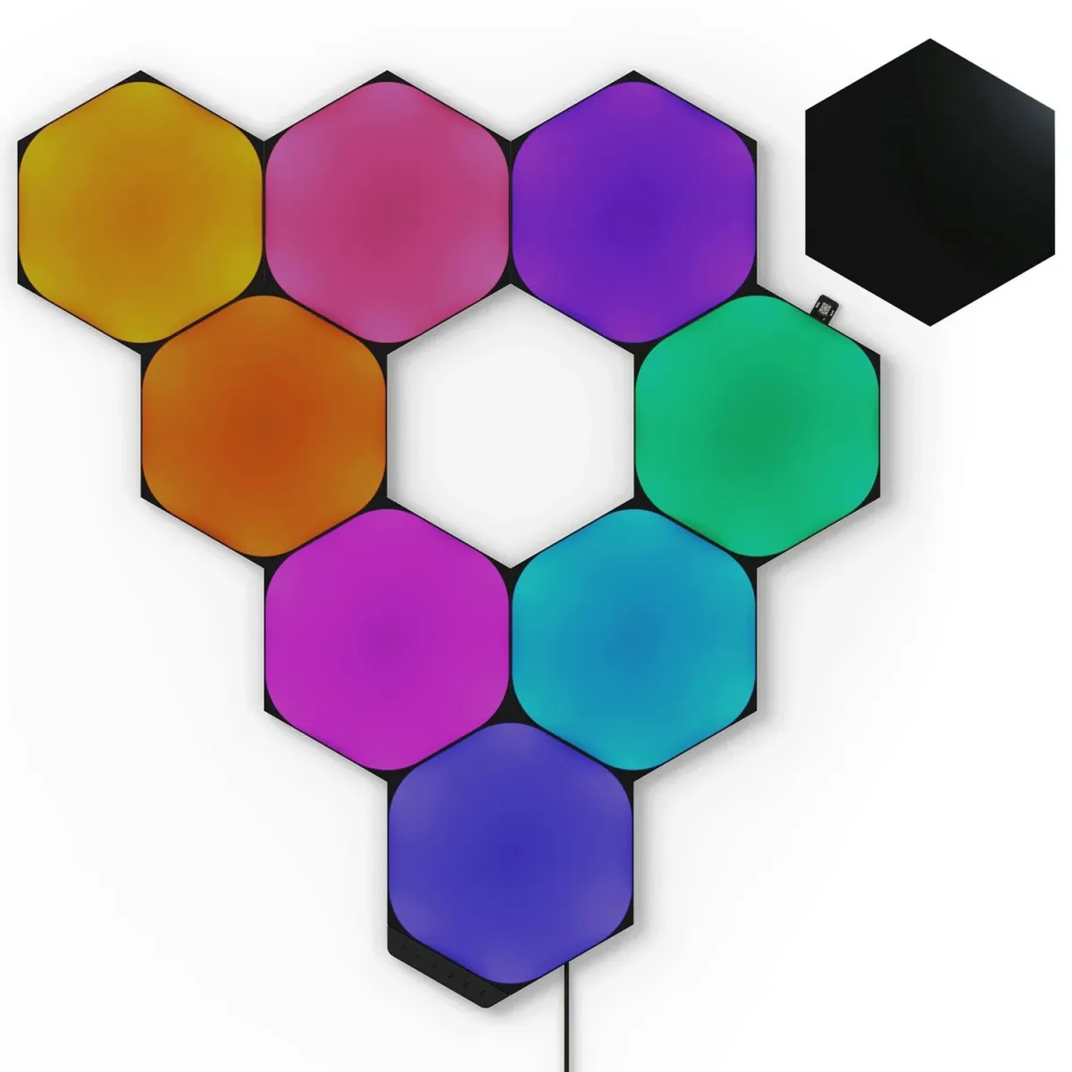 Nanoleaf Shapes Limited Edit. Black Hexagons Starter Kit 9Pack