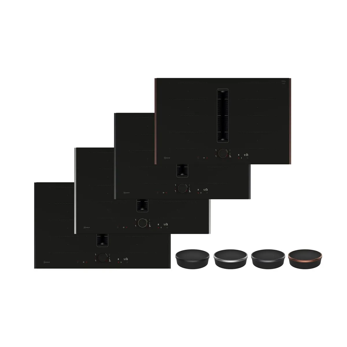Neff V68YYX4B0 Εστίες Εστίες με Απορροφητήρα