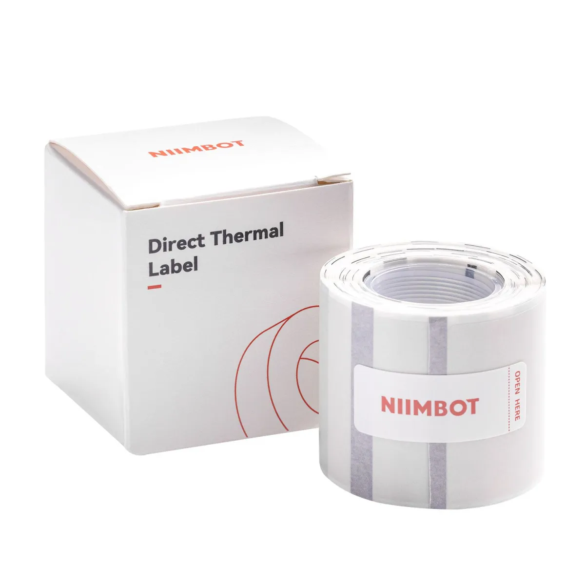 Niimbot Διάφανες Αυτοκόλλητες Ετικέτες Ρολό 40x60mm 125τεμ.