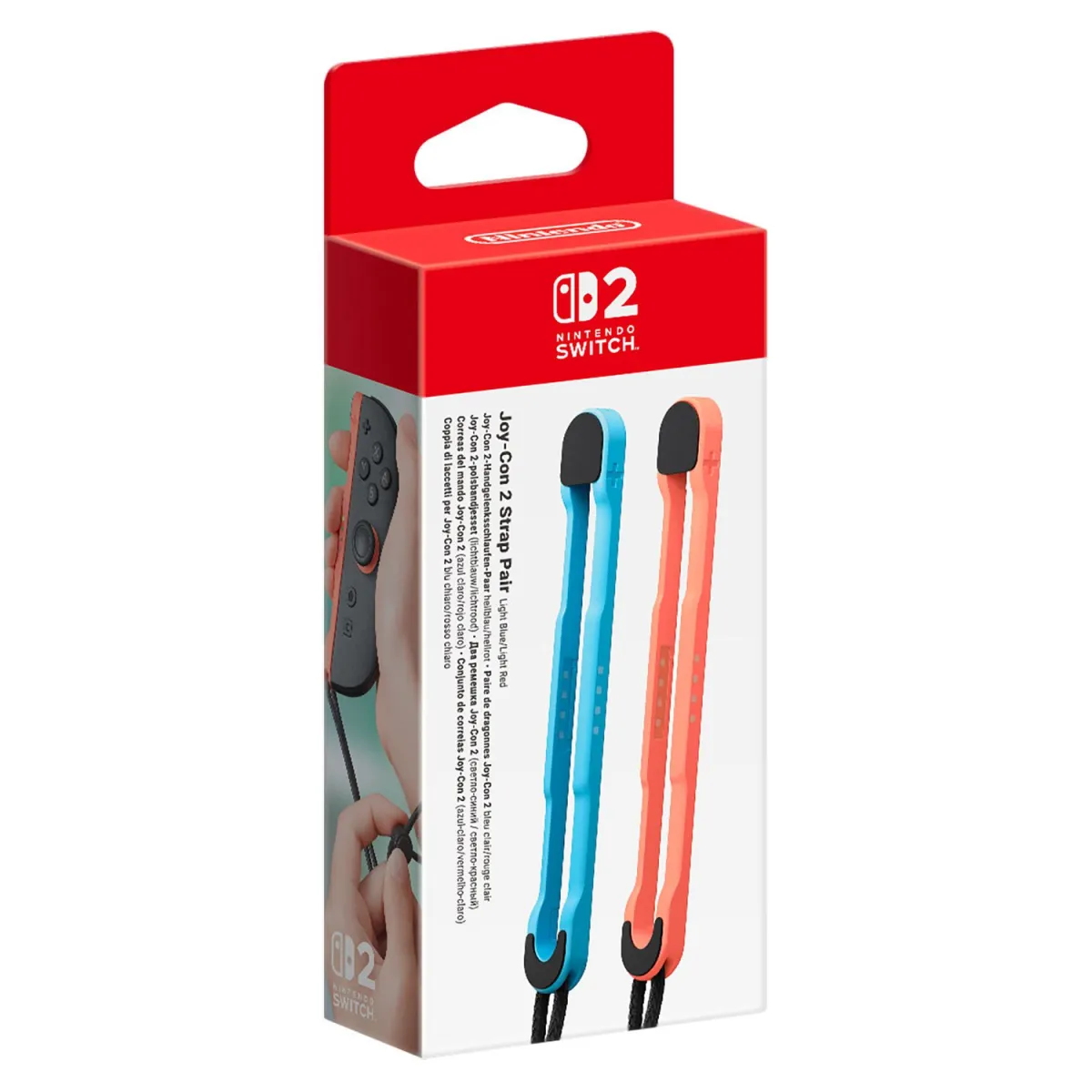 Nintendo Switch 2 Strap Pair Light Blue/Light Red