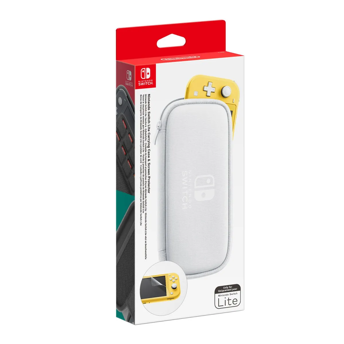 Nintendo Switch Lite Case & Screen Protector White