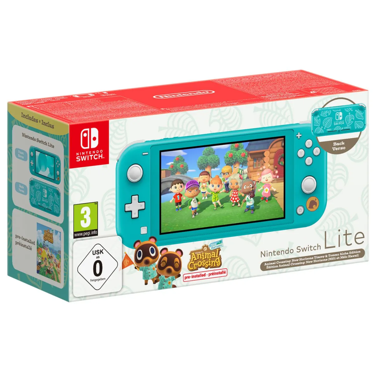 Nintendo Switch Lite Turquoise Timmy & Tomy's Aloha Edition
