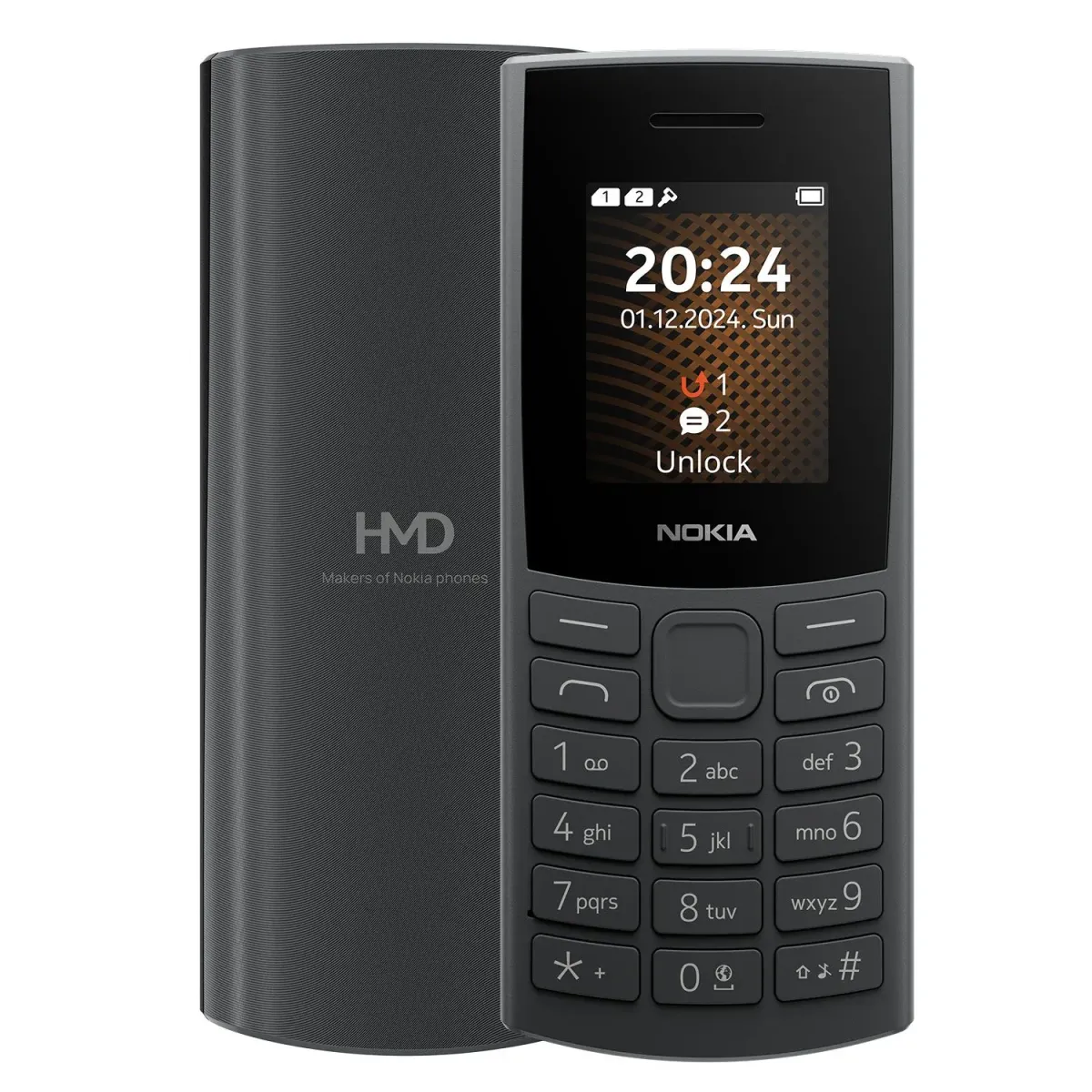 Nokia 105 (2024) Κινητό Black