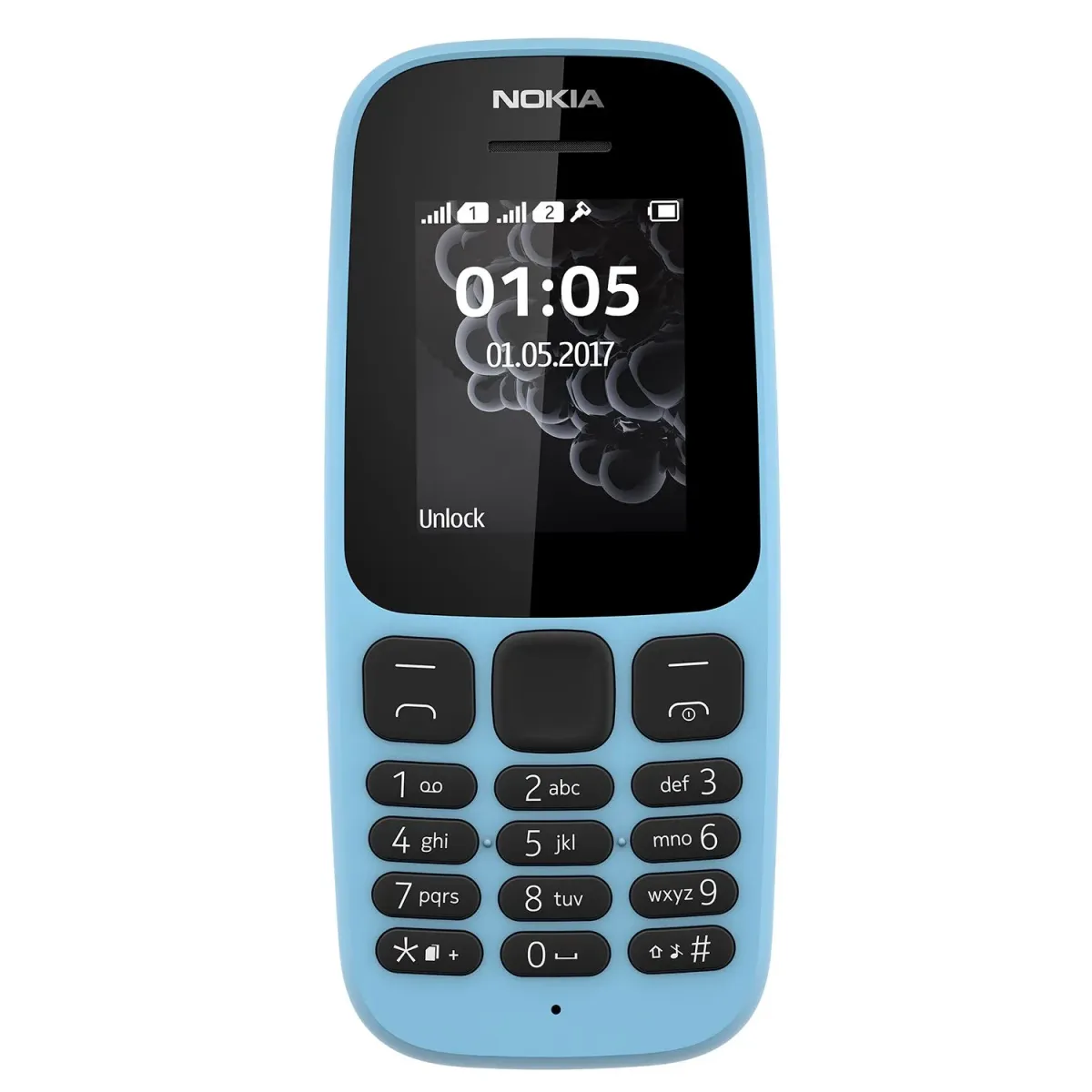Nokia 105 DS 2017 Κινητό Μπλε