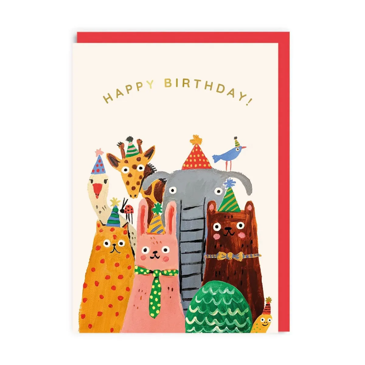 Ohh Deer Ευχετήρια Κάρτα Hbd Animals