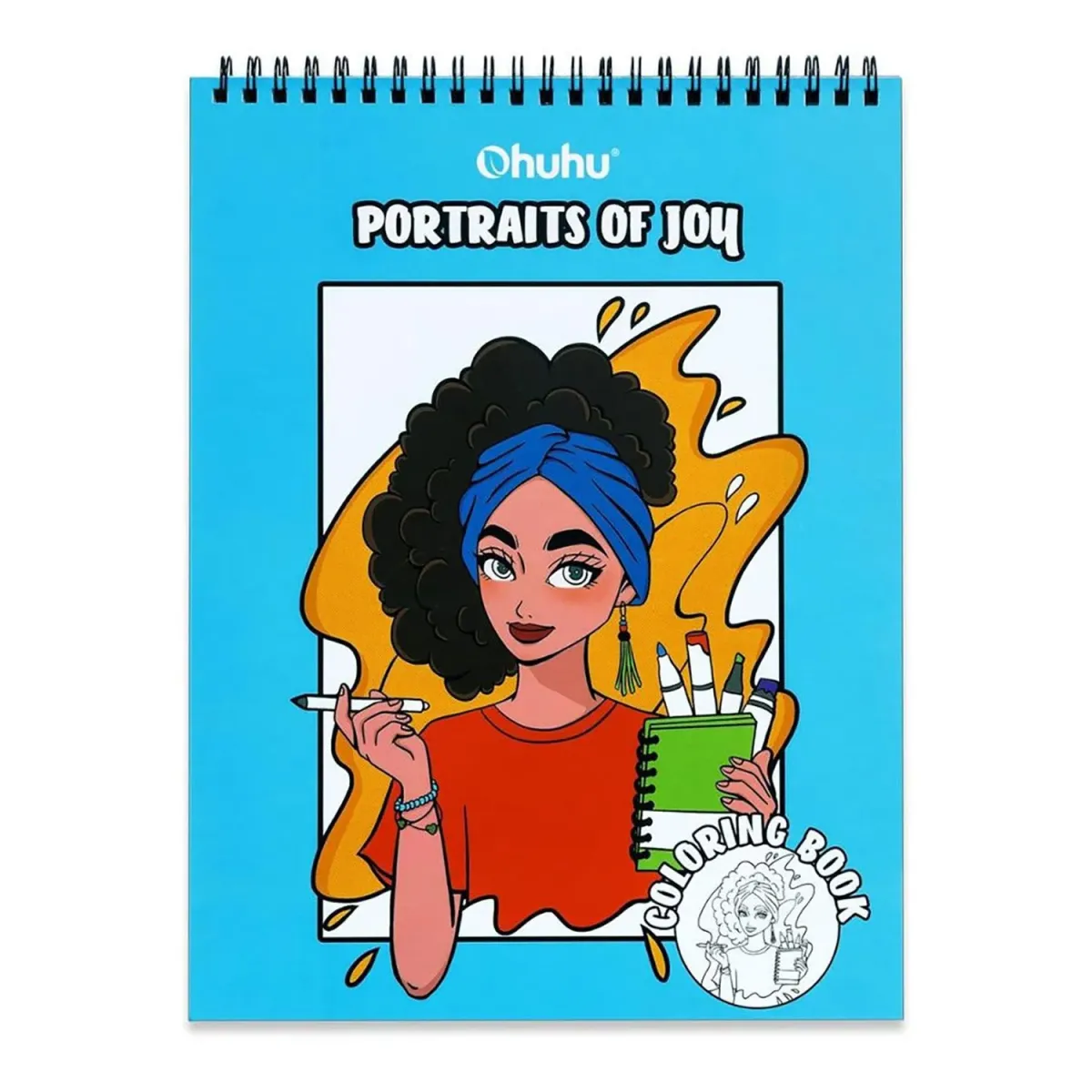 Ohuhu Βιβλίο Ζωγραφικής Portraits Of Joy
