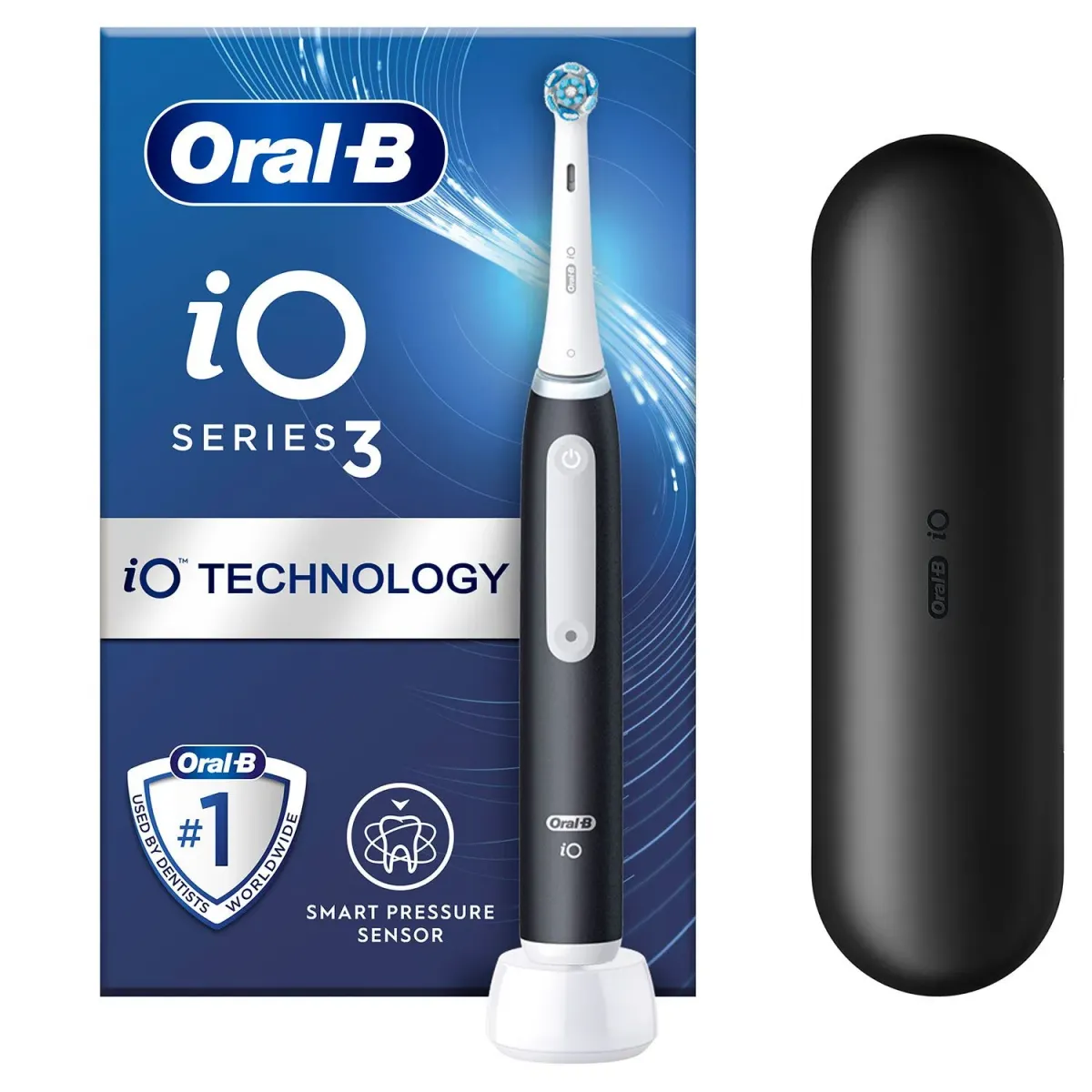 Oral - B Οδοντόβουρτσα iO Μαύρη με Θήκη Series 3