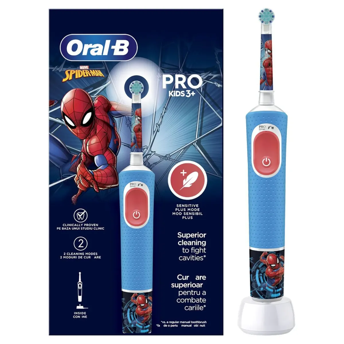 Oral - B Οδοντόβουρτσα Vitality Pro Kids Spiderman
