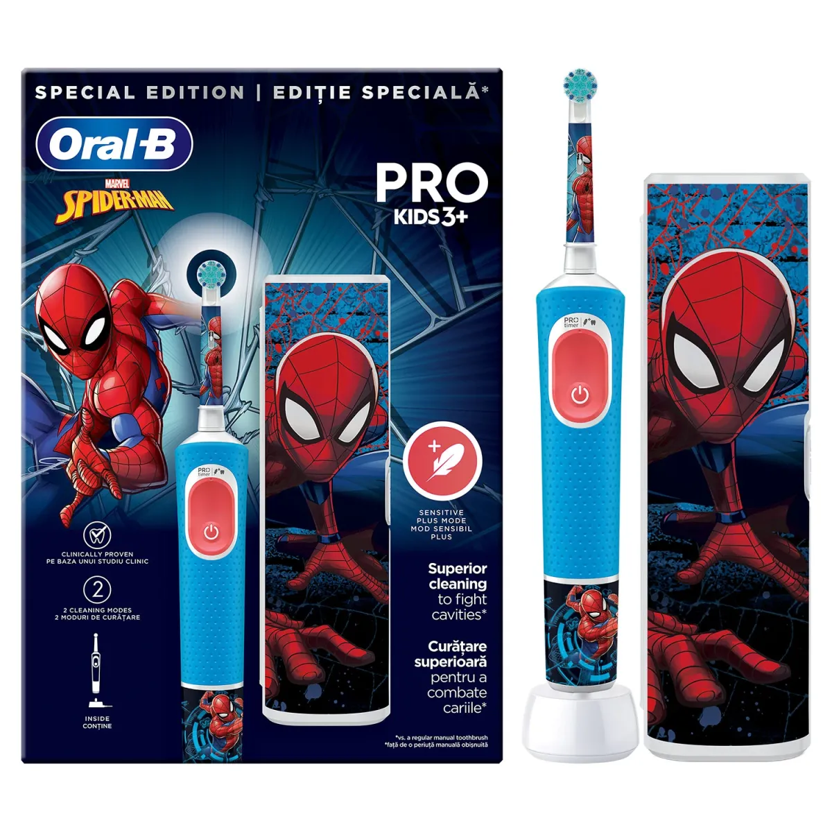 Oral - B Οδοντόβουρτσα Vitality Pro Kids Spiderman