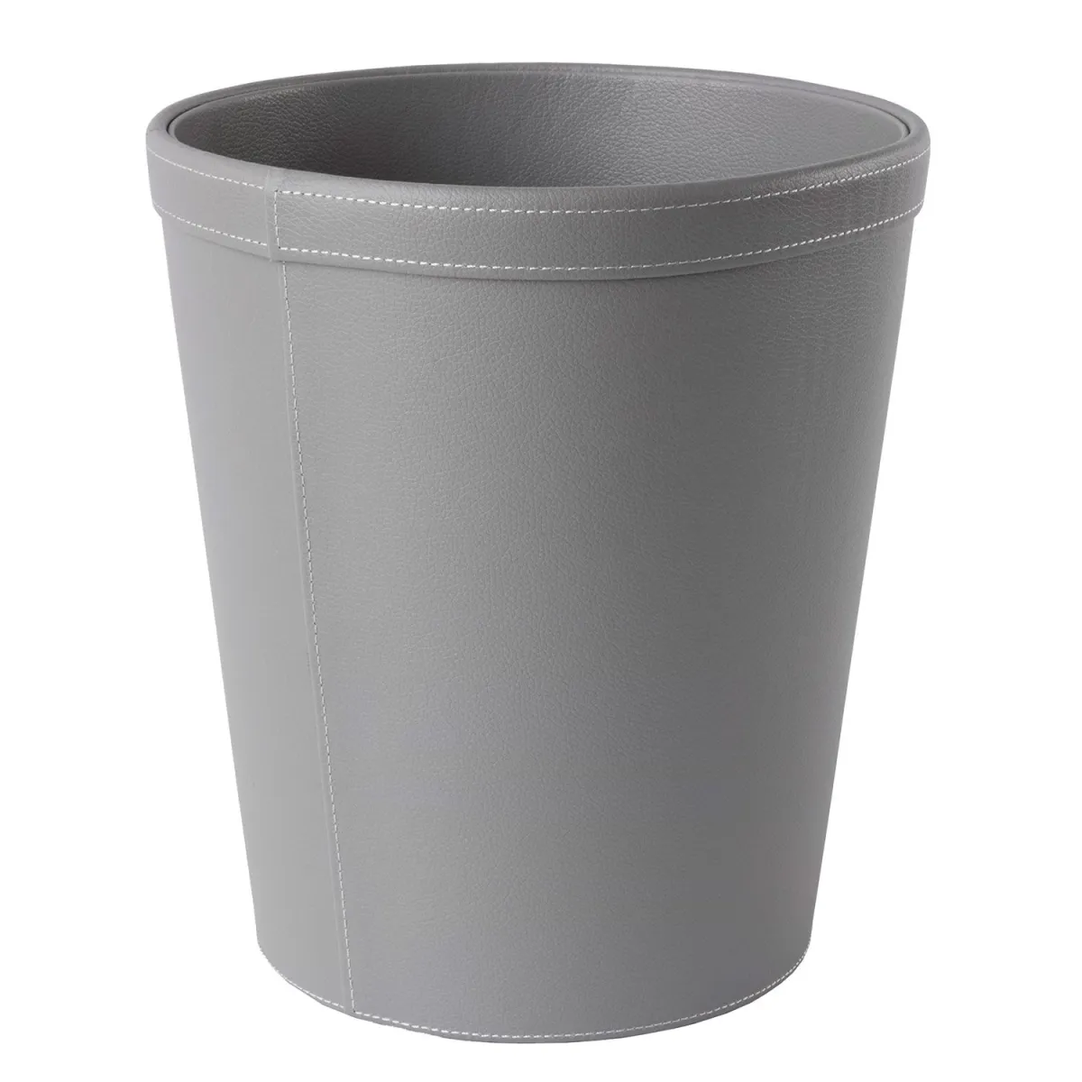 Osco Καλάθι Αχρήστων Δερματίνη Γκρι 29cm