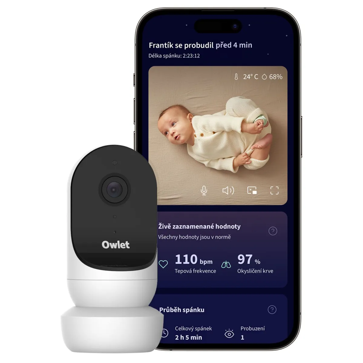 Owlet Baby Monitor BCR6NNBBJ Cam 2