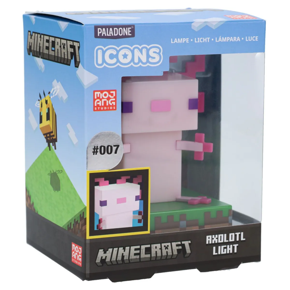 Paladone Icons: Minecraft - Axolotl Light
