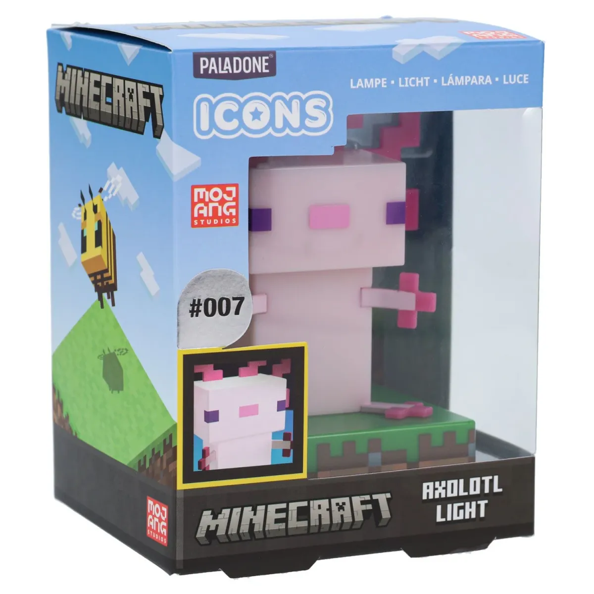 Paladone Icons: Minecraft - Axolotl Light