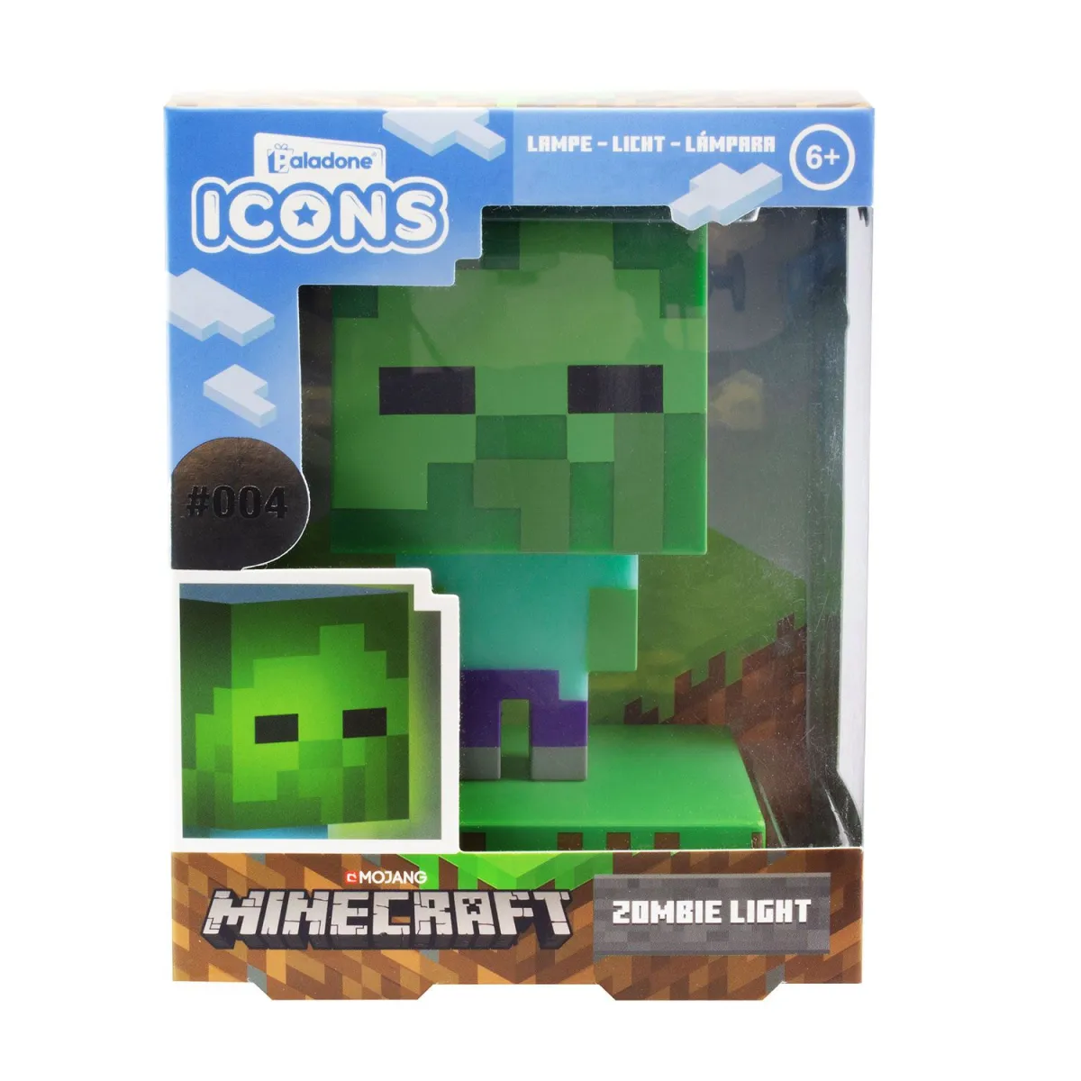 Paladone Icons Minecraft - Zombie Icon Light