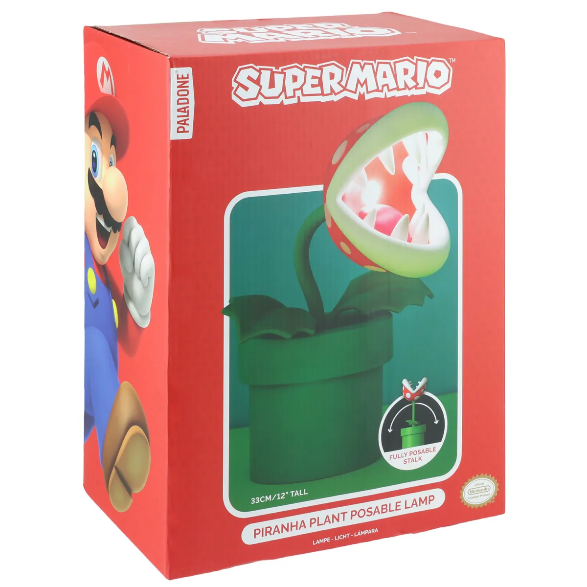 Paladone Super Mario - Piranha Plant Posable Lamp BDP Light