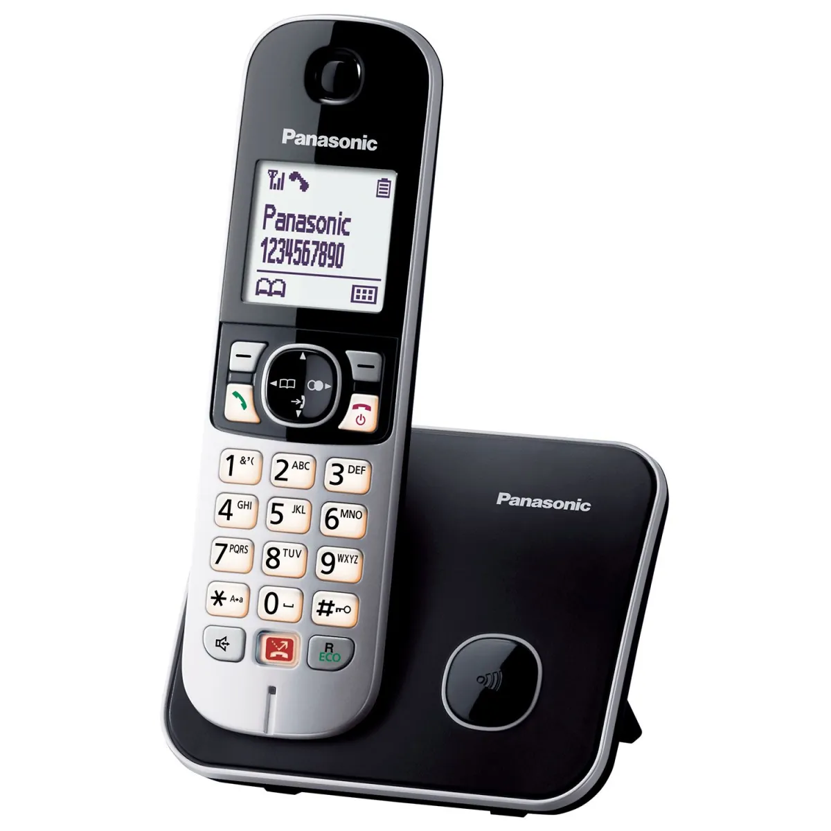 Panasonic Ασύρματο Τηλέφωνο KX-TG6851 Black