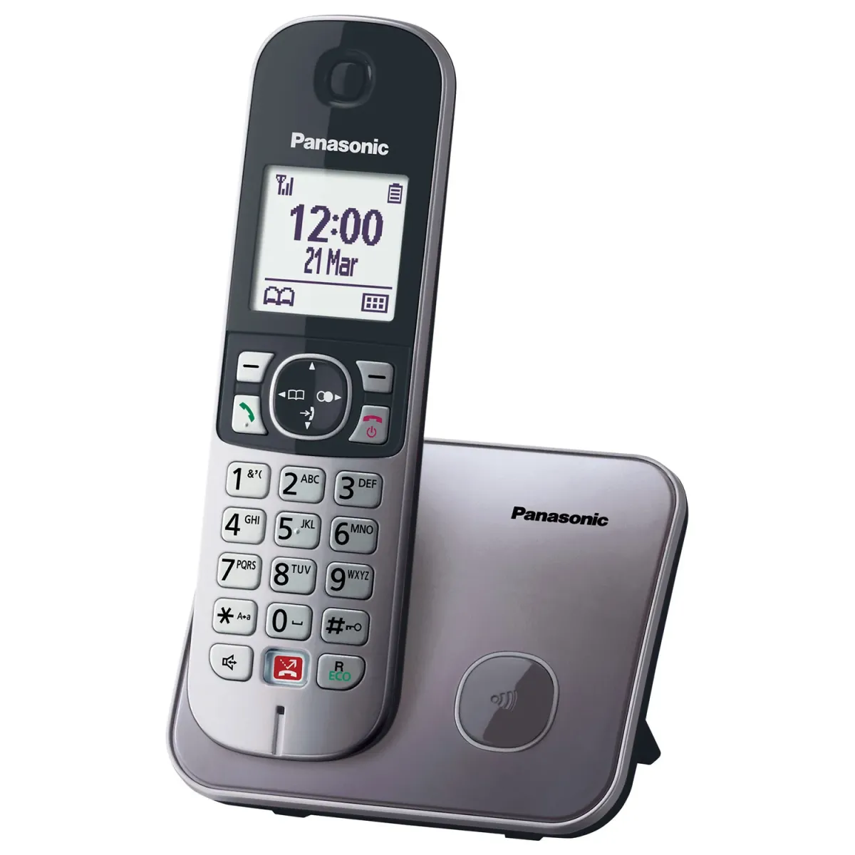 Panasonic Ασύρματο Τηλέφωνο KX-TG6851 Γκρι