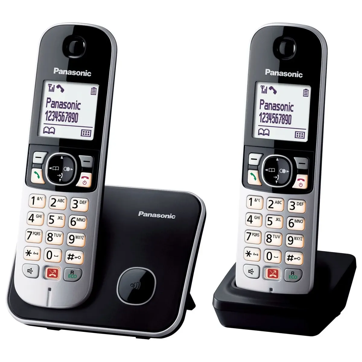 Panasonic Ασύρματο Τηλέφωνο KX-TG6852 Duos