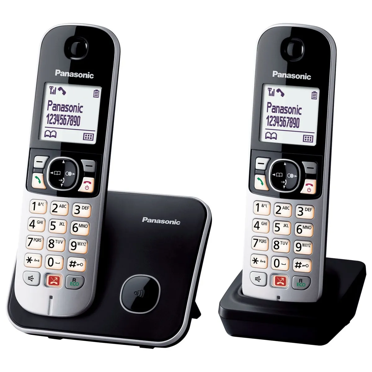 Panasonic Ασύρματο Τηλέφωνο KX-TG6852 Duos