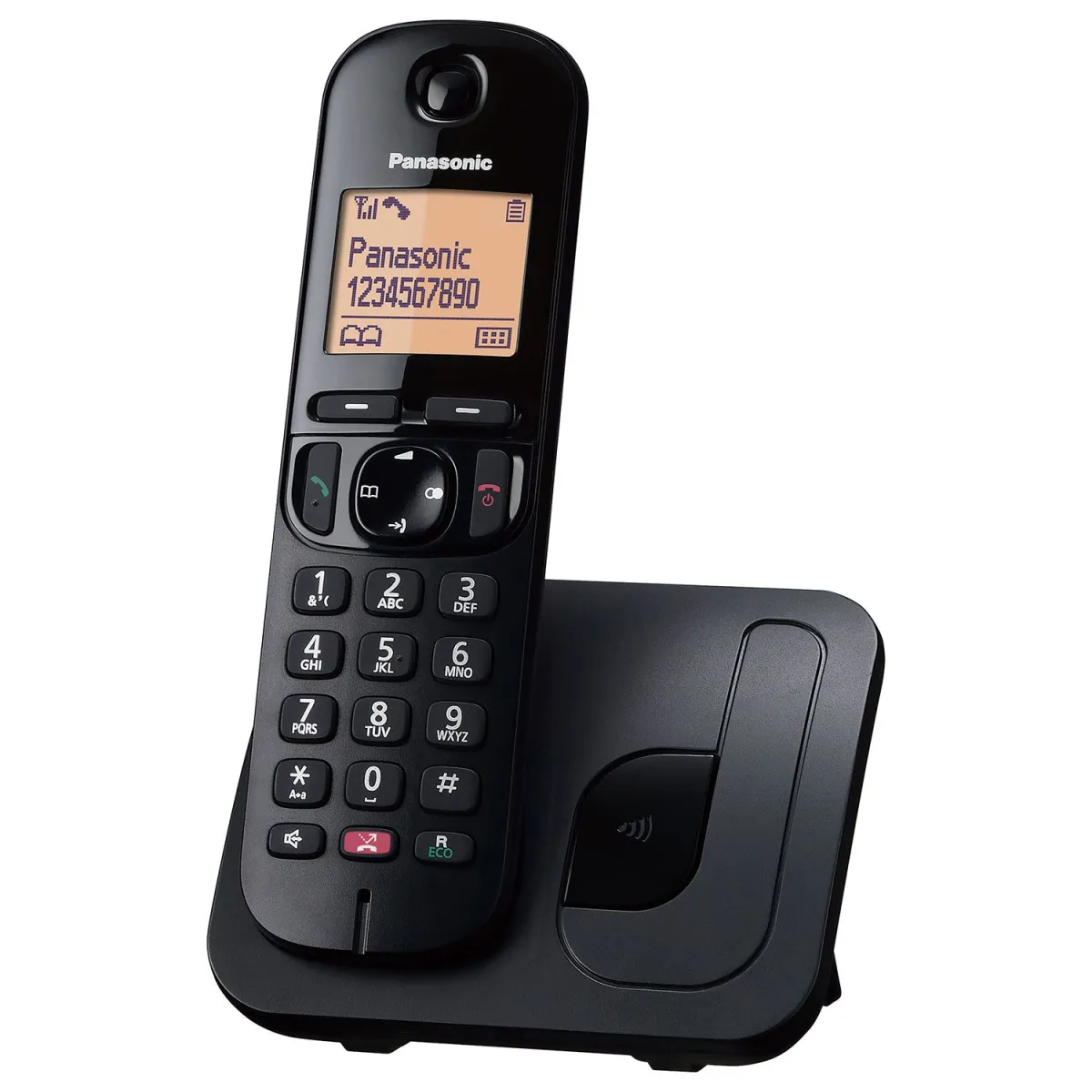 Panasonic Ασύρματο Τηλέφωνο KX-TGC250GRB Μαύρο