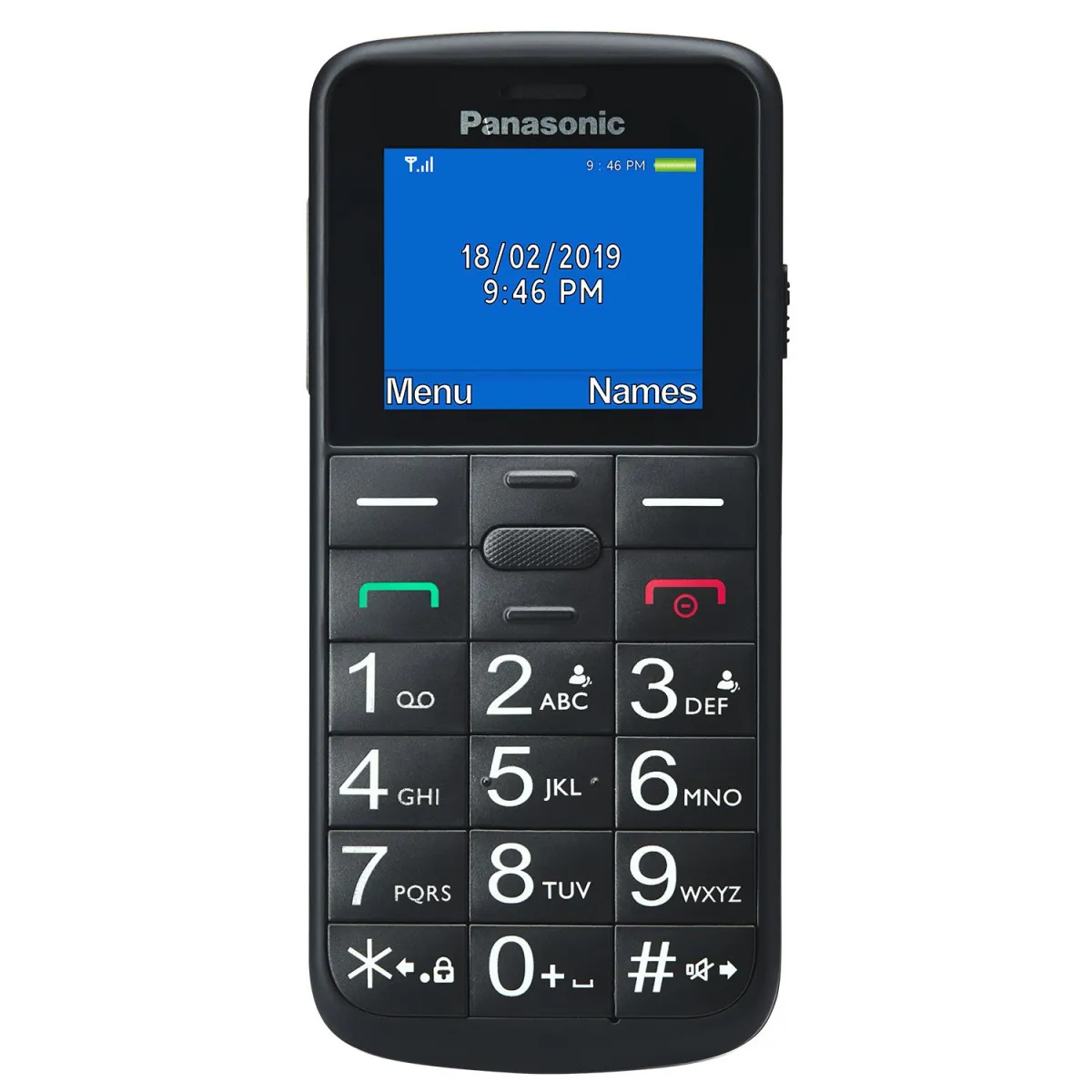Panasonic TU110 Κινητό Μαύρο