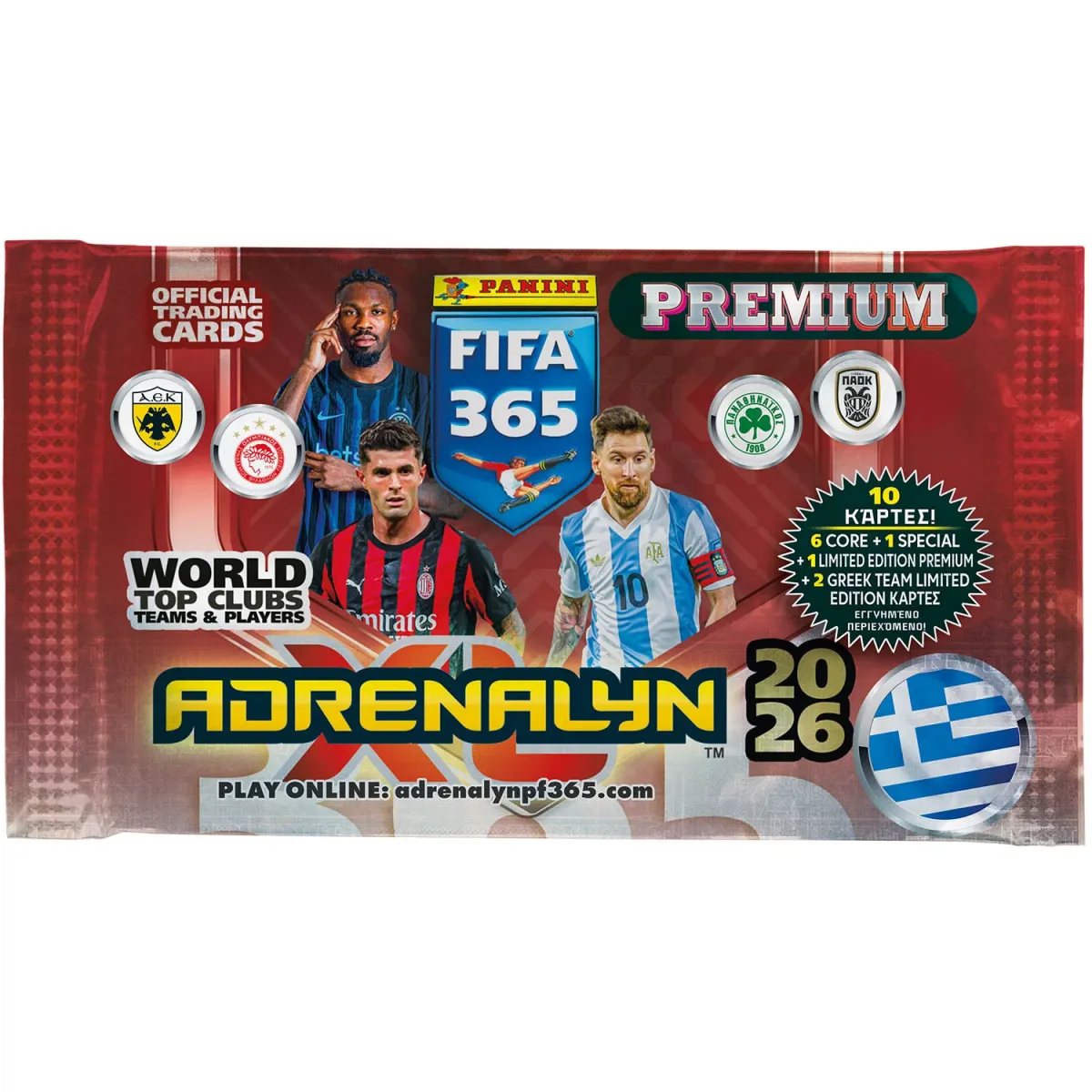 PANINI Fifa 365 2026 Adrenalyn Premium Κάρτες