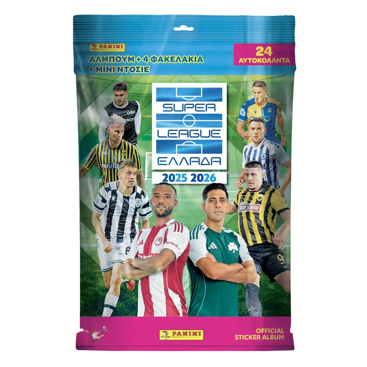 PANINI Superleague 2026 Starter Pack Αυτοκόλλητα