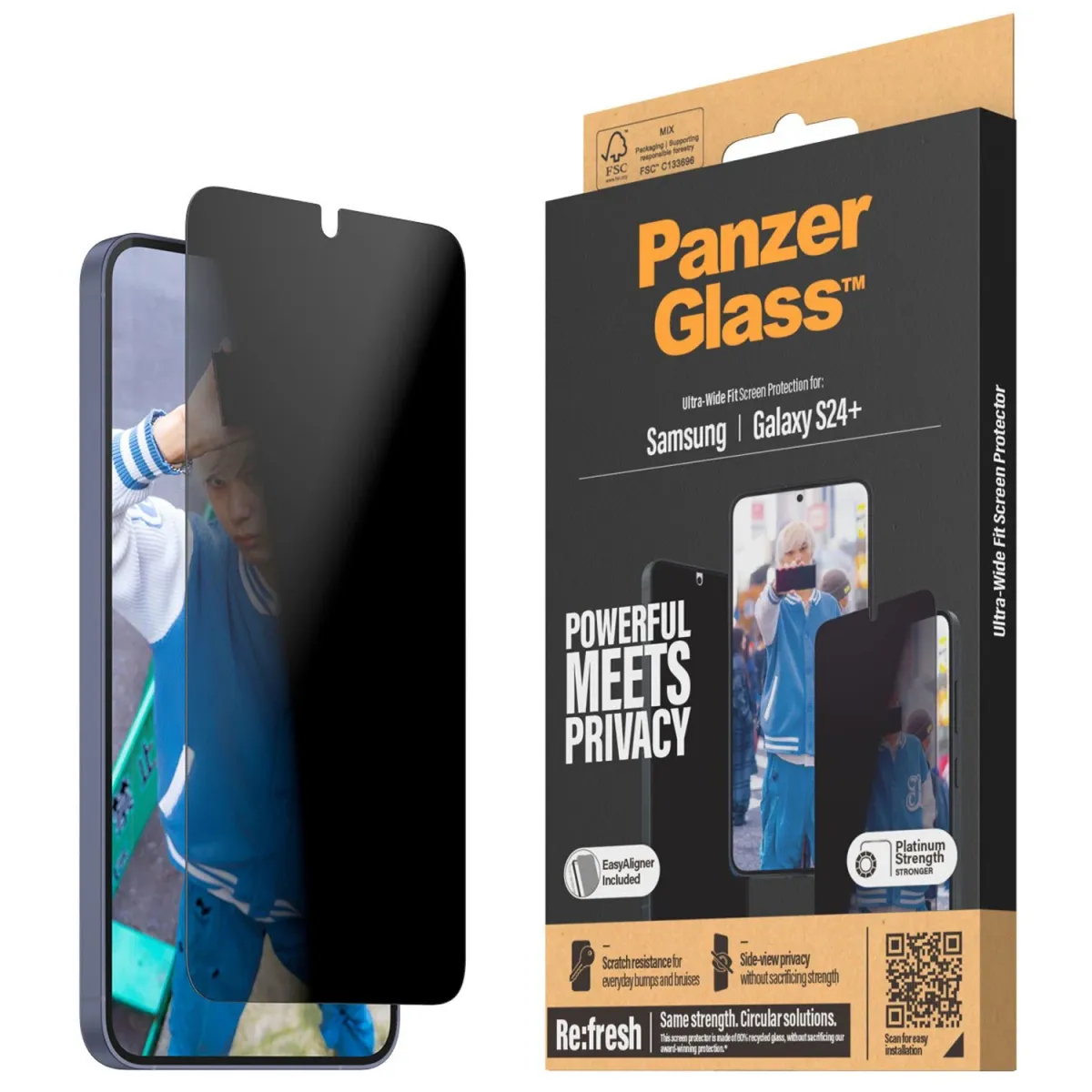 PanzerGlass™ Privacy Galaxy S24+
