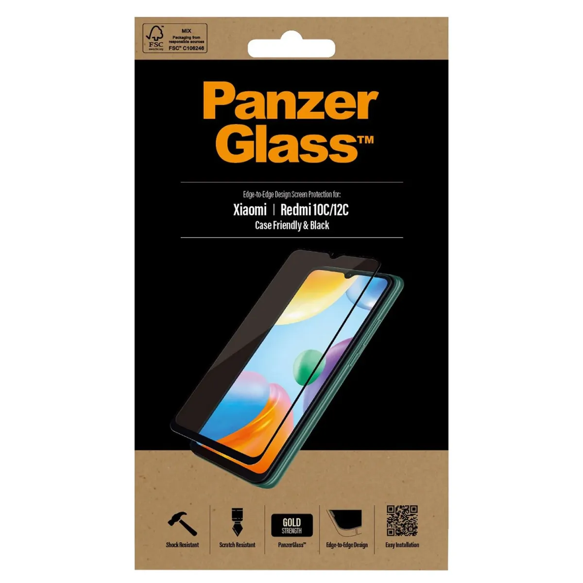 PanzerGlass™ Xiaomi Redmi 12C/10C