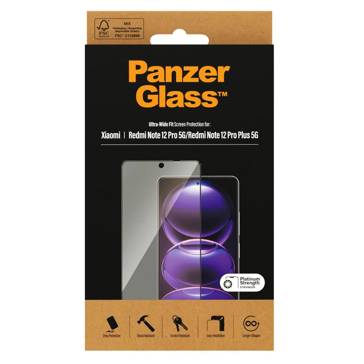 PanzerGlass™ Xiaomi Redmi Note 12 Pro/Pro+/X5 Pro