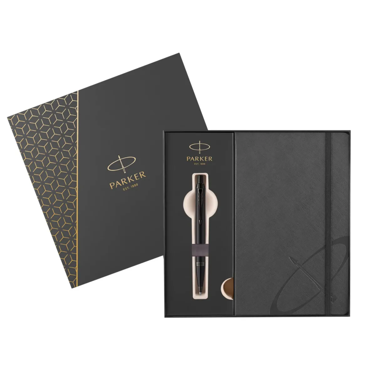 Parker Στυλό Διαρκείας I.M. CT Metallic Black Βt, με σημειωματάριο