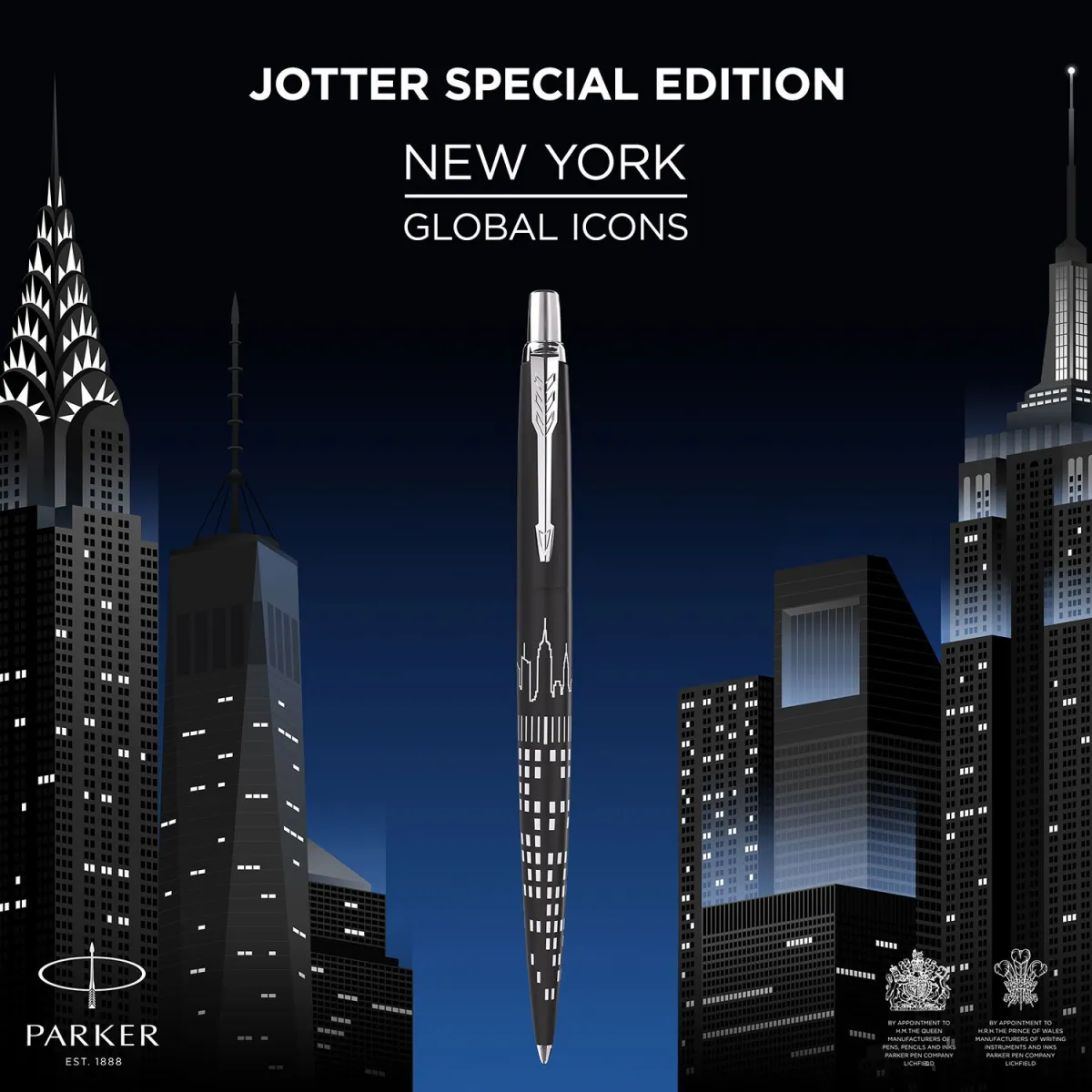 Parker Στυλό Διαρκείας Jotter CT New York Black