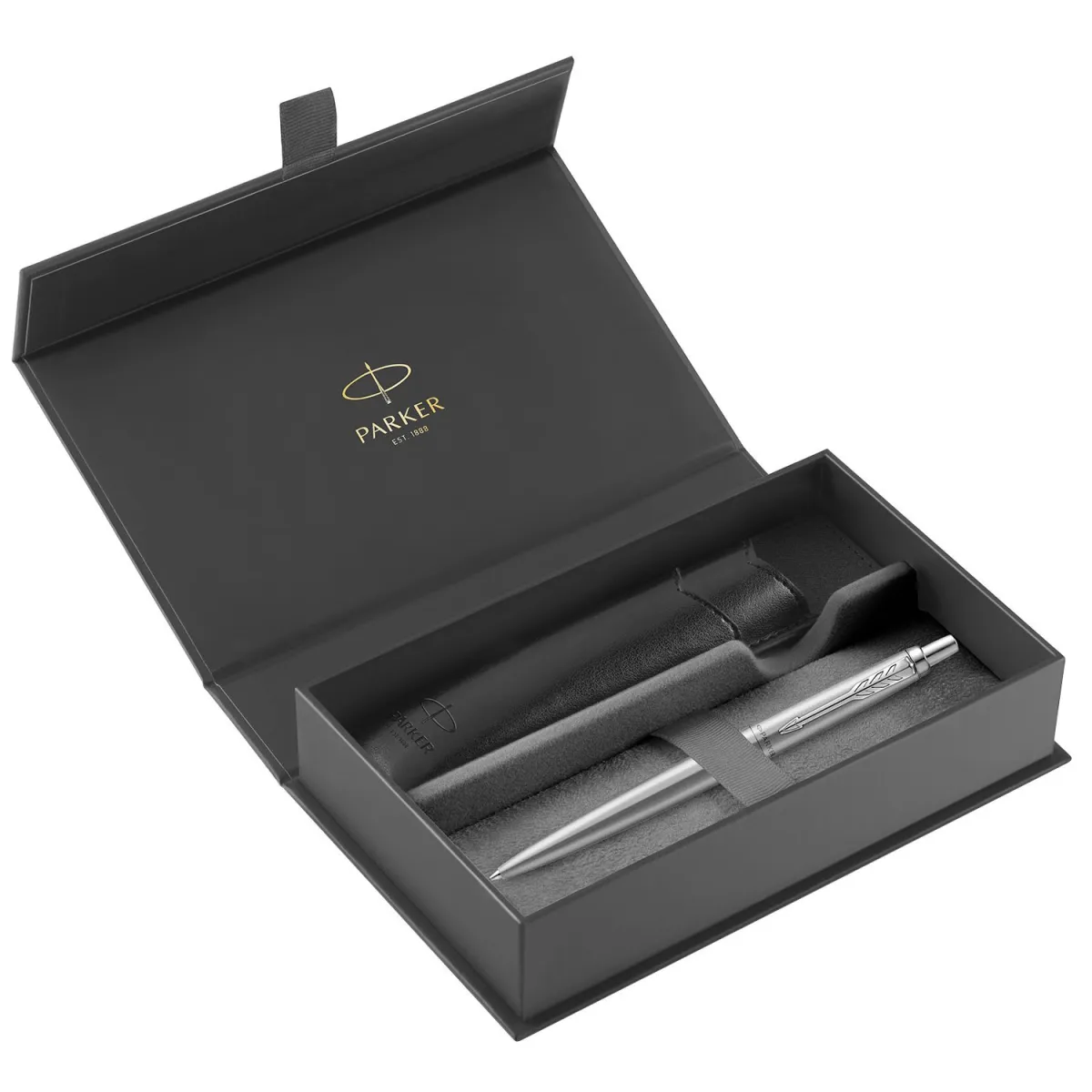 Parker Στυλό Διαρκείας Jotter CT Xl Monochrome Steel, με θήκη
