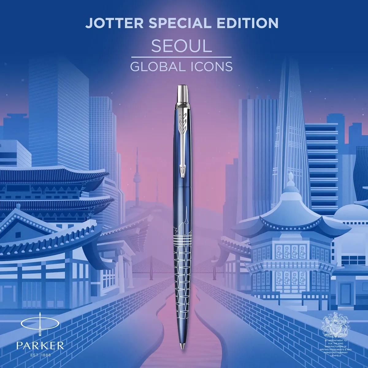 Parker Στυλό Διαρκείας Jotter Seoul Blue