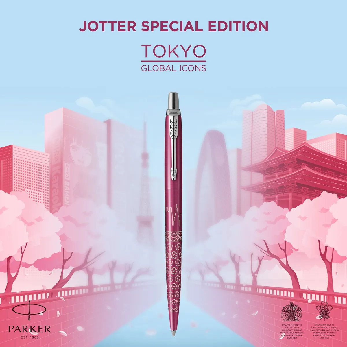 Parker Στυλό Διαρκείας Jotter Tokyo Pink