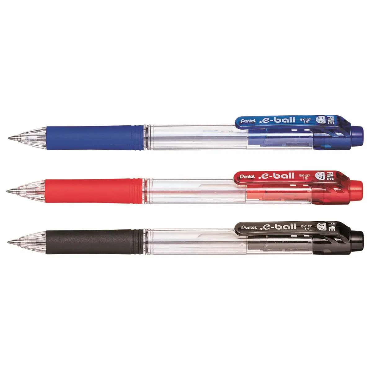 Pentel Στυλό Διαρκείας E-Ball Με Λάστιχο & Κλιπ & Πάχος Μύτης 0.7mm