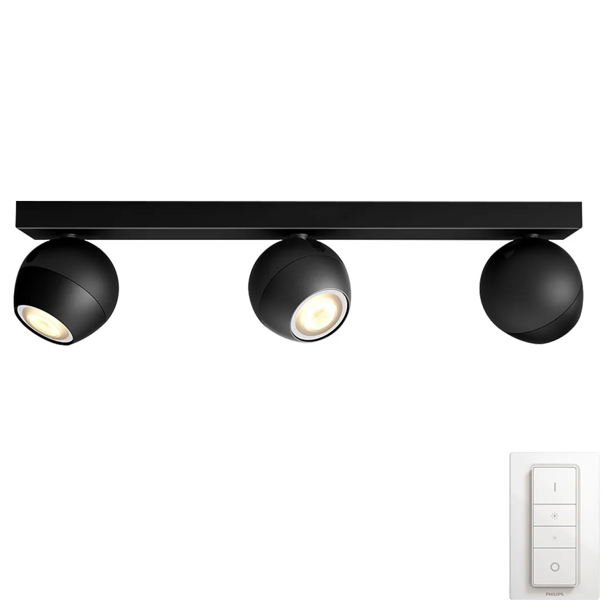 Philips Buckram Hue bar/tube black 3x5W 230V