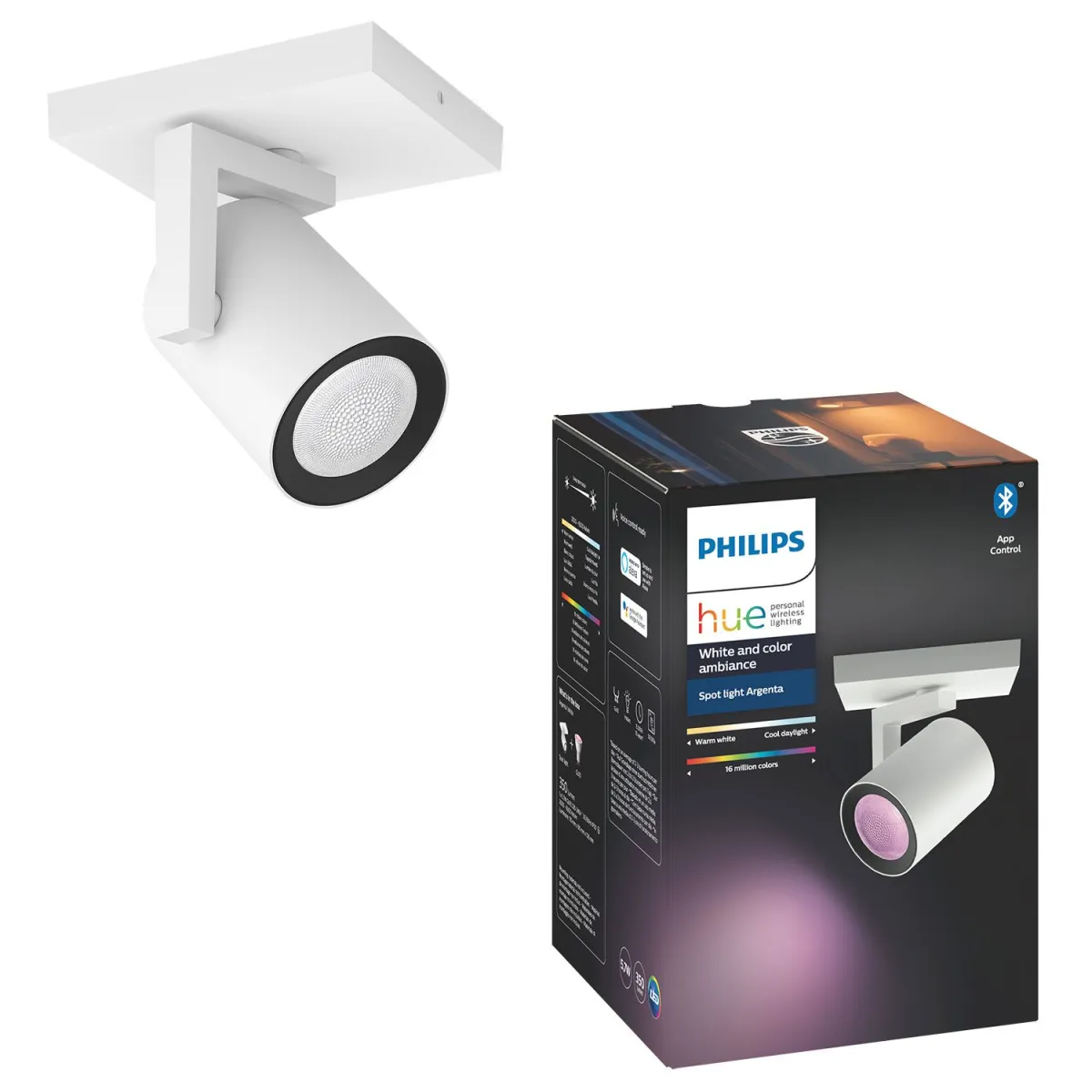 Philips Hue Argenta Single Spotlight White