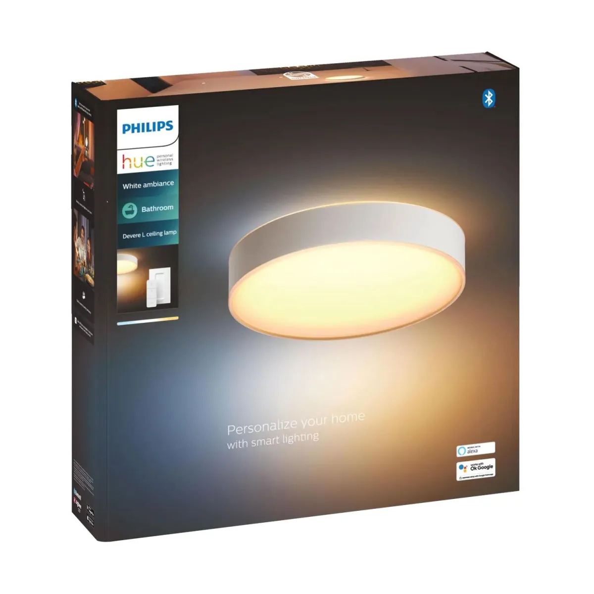Philips Hue Devere Ceiling Large Lamp W