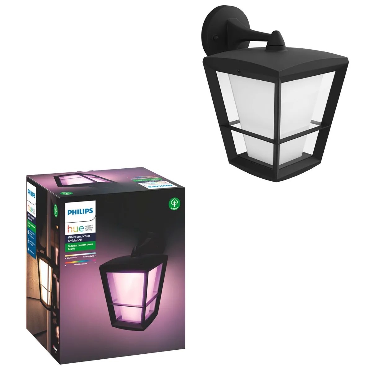 Philips Hue Econic Down Wall Latern Spotlight