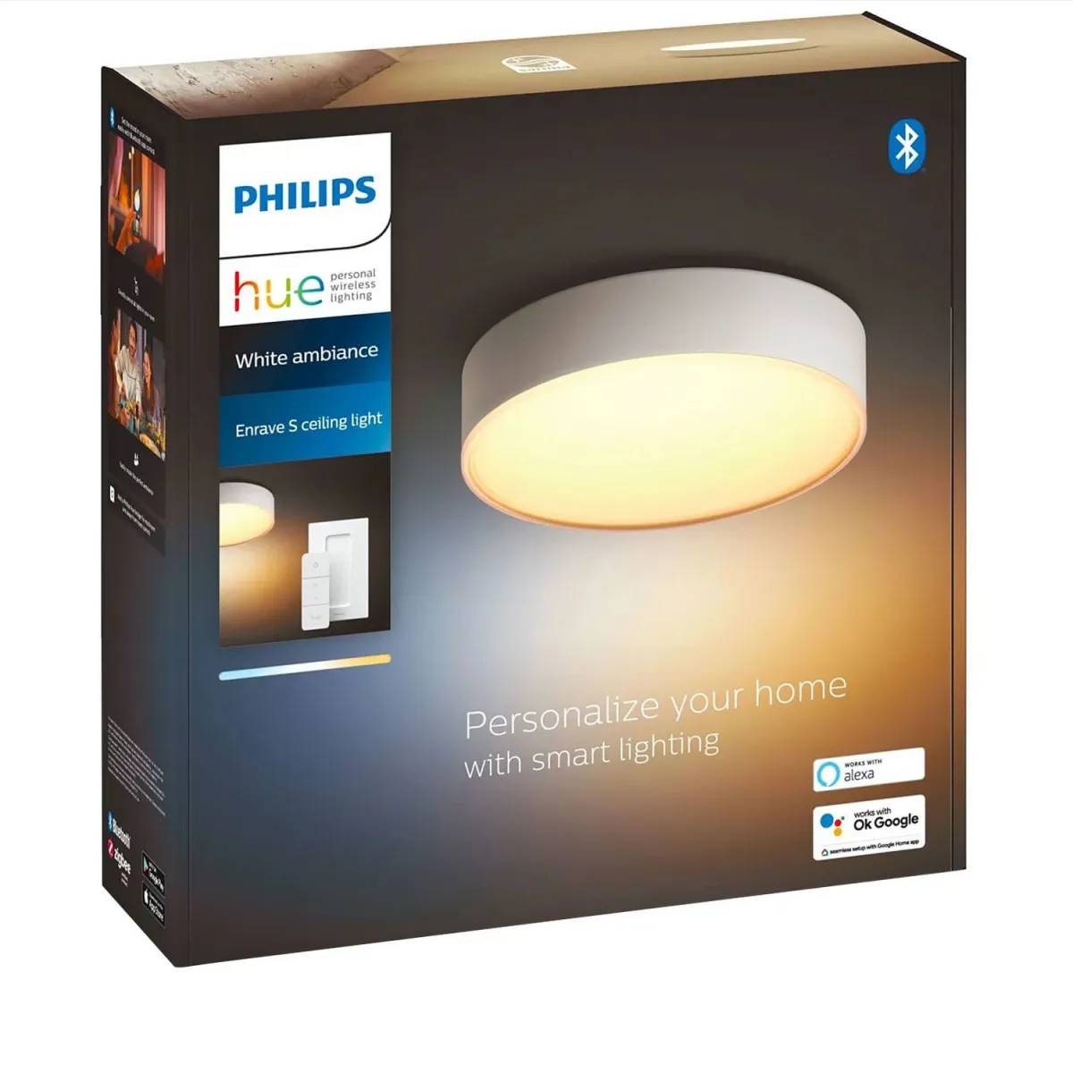 Philips Hue Enrave S Ceiling Lamp White