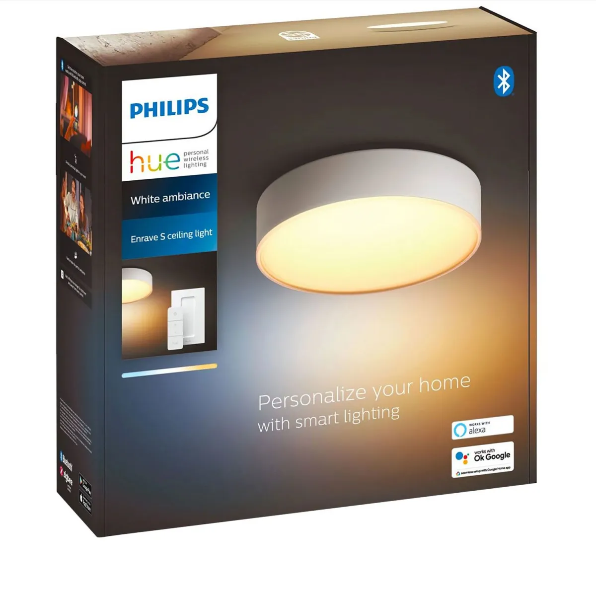 Philips Hue Enrave S Ceiling Lamp White