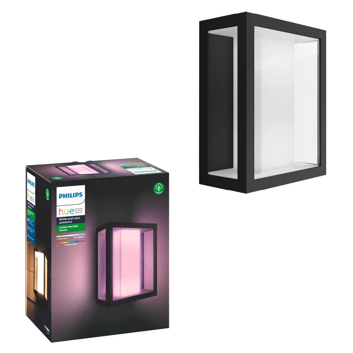 Philips Hue Impress Large Wall Latern Spotlight