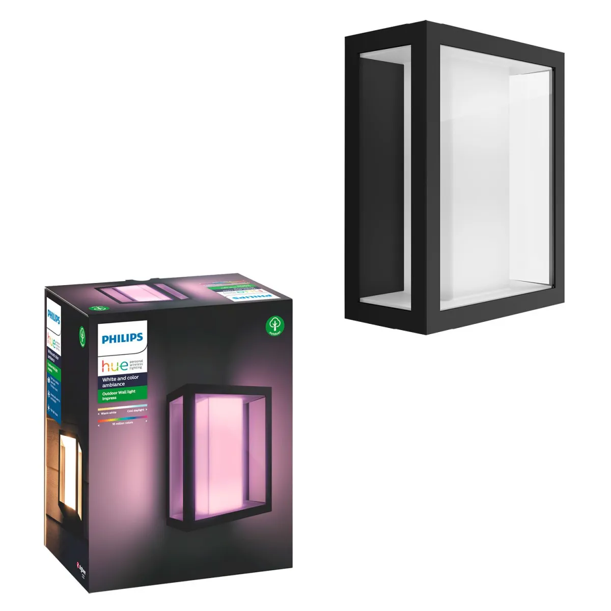 Philips Hue Impress Large Wall Latern Spotlight