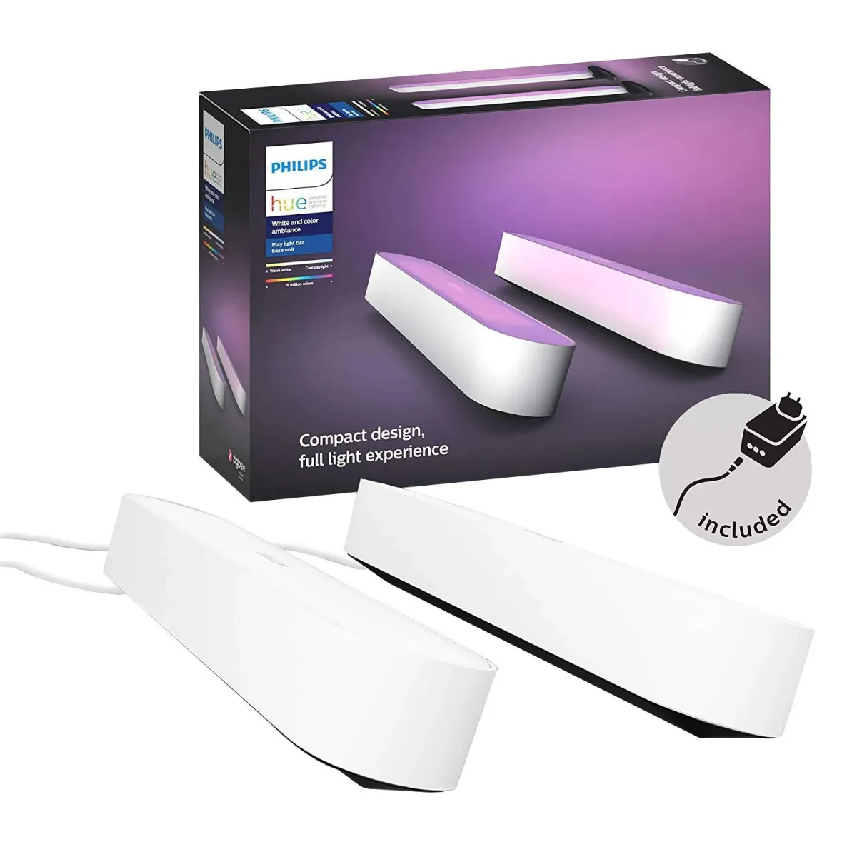 Philips Hue Smart Light Bar Double White (White and Color Ambiance)